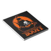 Halloween Pirate Hintern Notizblock (angewinkelt)