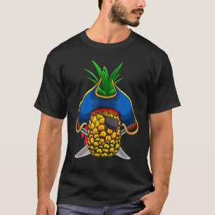 Halloween Pirate Pineapper Swingers Lifestyle T-Shirt