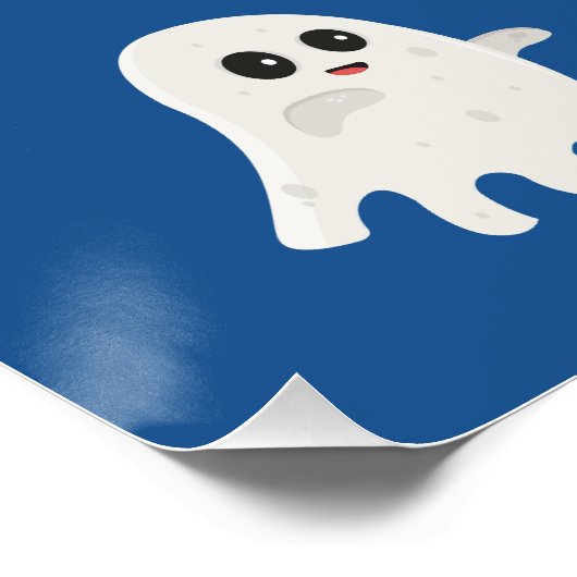 Halloween Pirate Skeleton Zombie Mummy Funny Faces Poster (Ecke)