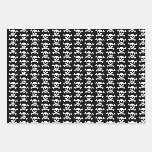 Halloween Pirate Themed  Geschenkpapier Set (Vorderseite 2)