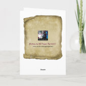 Halloween-Piraten-Mädchen-Gruß-Karte Karte (Rückseite)