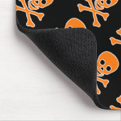 Halloween-Piraten-Schädel Mousepad (Ecke)