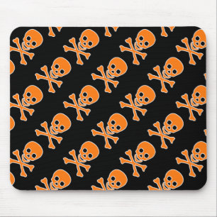 Halloween-Piraten-Schädel Mousepad