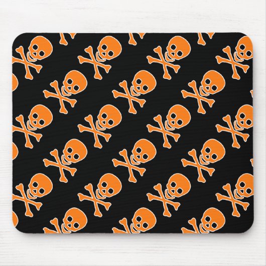 Halloween-Piraten-Schädel Mousepad (Vorne)