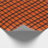 Halloween Plaid Collection – Cozy Tartan & Argyle Geschenkpapier (Ecke)