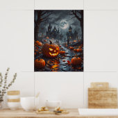 Halloween-Plakat Poster (Küche)
