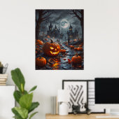 Halloween-Plakat Poster (Heimbüro)