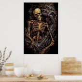 Halloween-Plakat Poster (Küche)