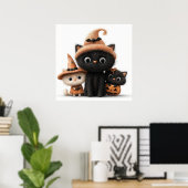 Halloween-Plakat Poster (Heimbüro)