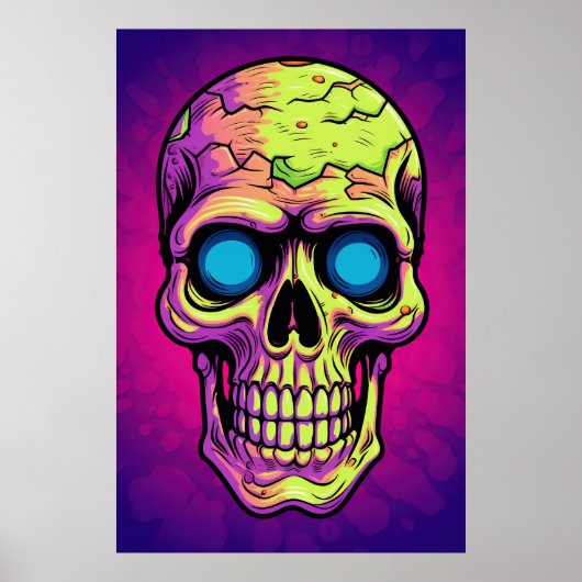 Halloween-Plakat Poster (Vorne)
