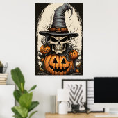 Halloween-Plakat Poster (Heimbüro)