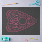 Halloween Planchette "Frag Nicely" Seidenpapier (Basteln)