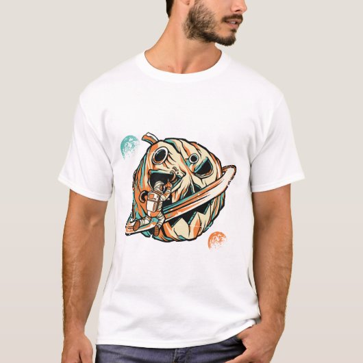 Halloween Planet T-Shirt (Vorderseite)