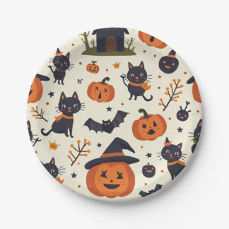 Halloween Plate Pappteller