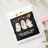 Halloween Playful White Ghost Black Festive  Geschenktütchen (Versiegelt)