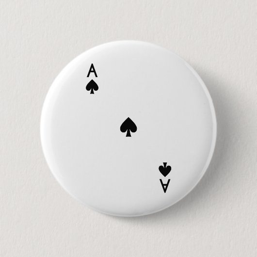 Halloween-Playin der Königsflush-Kostüme Button (Vorderseite)