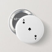 Halloween-Playin der Königsflush-Kostüme Button (Vorne & Hinten)
