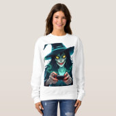Halloween PlayStation Gaming - Spooky PS5 Hexenko Sweatshirt (Vorne ganz)