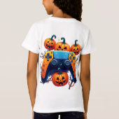 Halloween PlayStation Gaming - Spooky PS5 Hexenko T-Shirt (Rückseite)