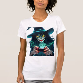 Halloween PlayStation Gaming - Spooky PS5 Hexenko T-Shirt