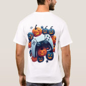 Halloween PlayStation Gaming - Spooky PS5 T-Shirt (Rückseite)