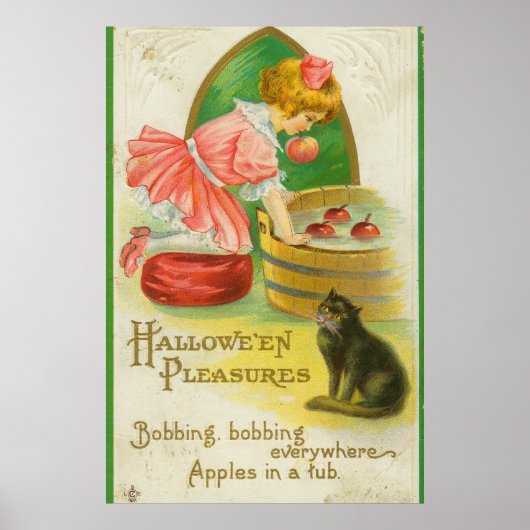 Halloween Pleasys, Vintag Poster (Vorne)