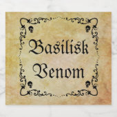 Halloween-Poingrediente Alkoholflaschenetikett (Einzelnes Label)