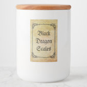 Halloween-Poingrediente Lebensmitteletikett (Vorderseite)