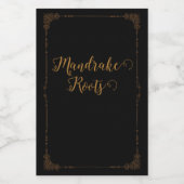 Halloween-Poingrediente Lebensmitteletikett (Einzelnes Label)