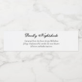 Halloween Poison Deadly Nightshade Wasserflaschenetikett (Einzelnes Label)