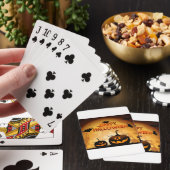 Halloween-Poker-Karten Spielkarten (In Situ)