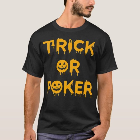 Halloween Poker Premium T-Shirt (Vorderseite)