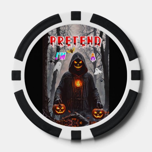 Halloween Pokerchips (Vorderseite)