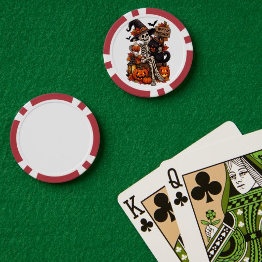 Halloween pokerchips (Pokertisch (doppelt))