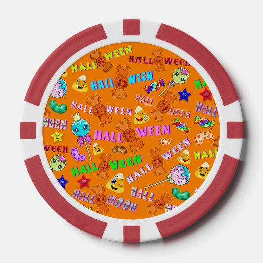 Halloween Pokerchips (Vorderseite)