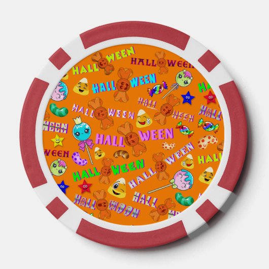 Halloween Pokerchips (Rückseite)