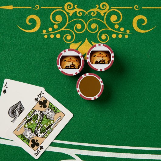Halloween-Pokerchips Pokerchips (Pokertisch (Stapel))