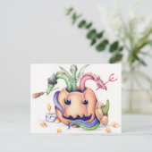 Halloween-Pokerkarte Postkarte (Stehend Vorderseite)