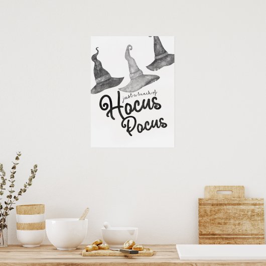 Halloween Pokus Hexen Poster (Küche)
