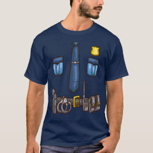 Halloween-Polizei-Gesetzesvollstreckung T-Shirt