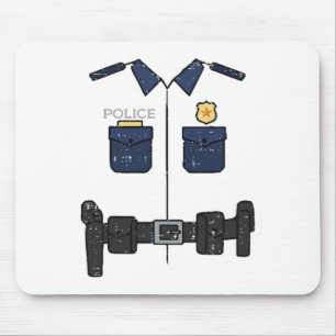Halloween Polizeibeamter Kostüm Polizist Jungs Kin Mousepad