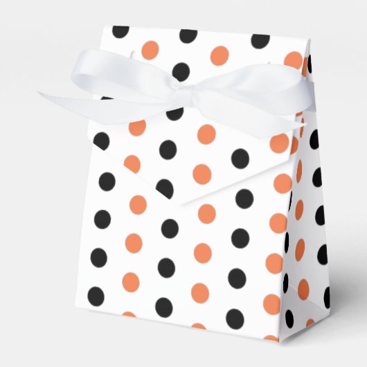 Halloween Polka Dot Favor Box Geschenkschachtel (Vorderseite)
