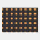 Halloween Polka Dot Pattern Geschenkpapier Set (Vorderseite 3)