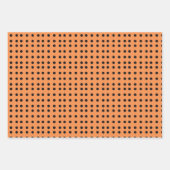 Halloween Polka Dot Pattern Geschenkpapier Set (Vorderseite 2)