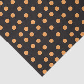 Halloween Polka Dot Pattern Seidenpapier (Ausschnitt)