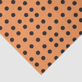 Halloween Polka Dot Pattern Seidenpapier (Ausschnitt)