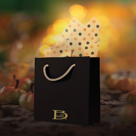 Halloween Polka Dot Pattern Seidenpapier