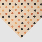 Halloween Polka Dot Pattern Seidenpapier (Ausschnitt)