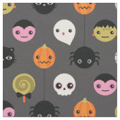 Halloween Polka Dots Pattern Stoff (Nahaufnahme)