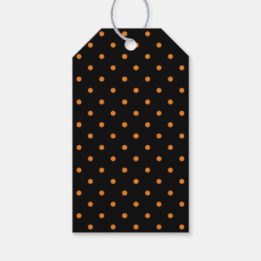 Halloween-Polka-Liebling Geschenkanhänger (Vorderseite)